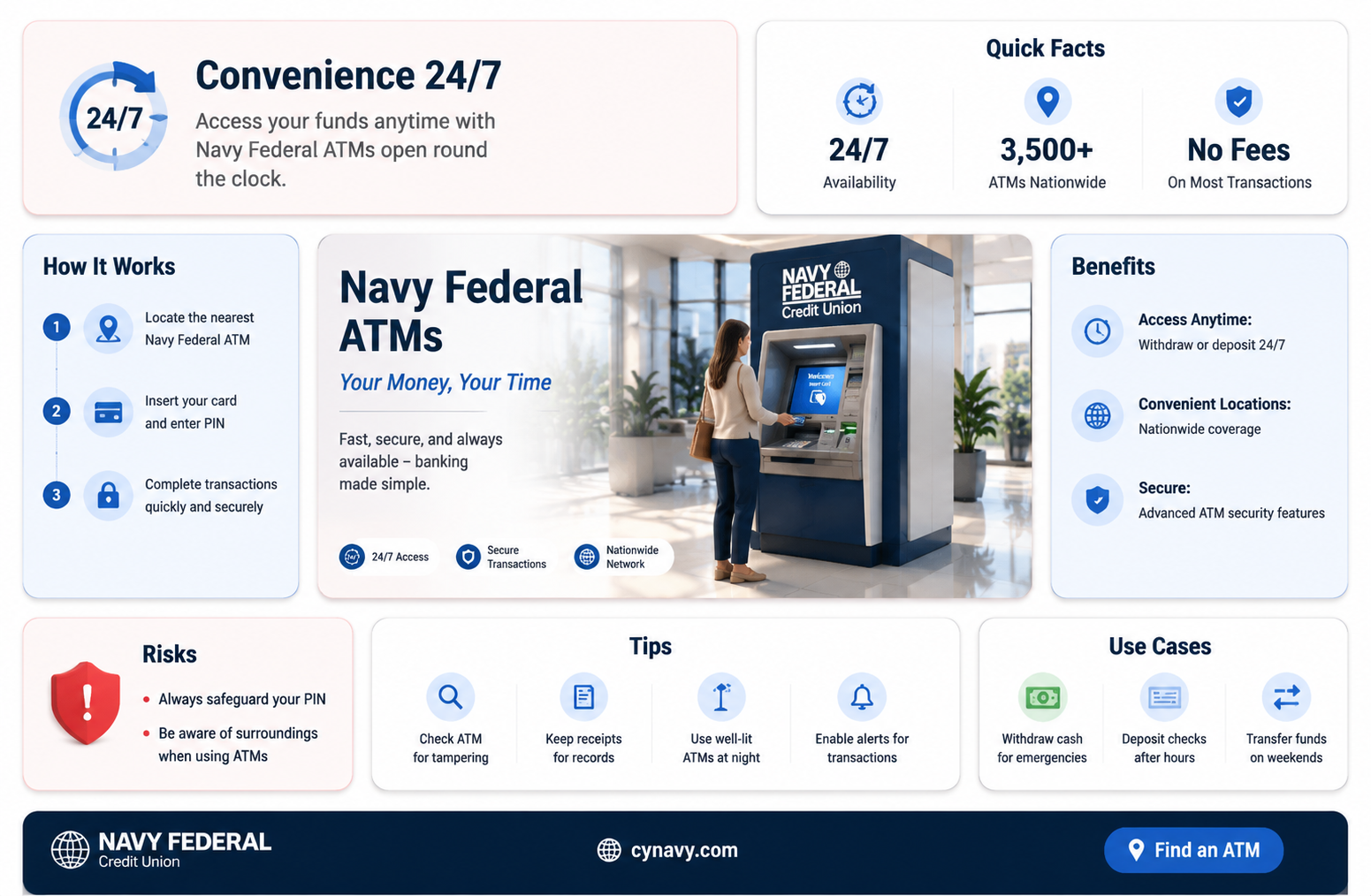 are navy federal atms open 24 7