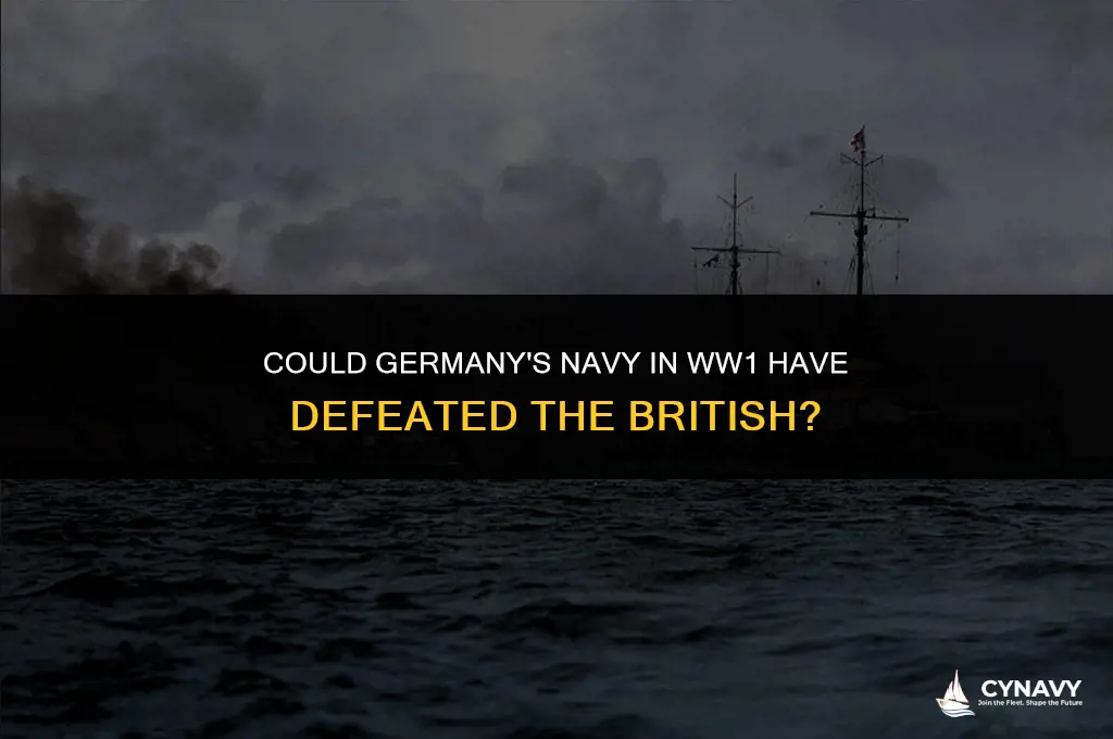 could germanys navy in ww1 have beaten the british