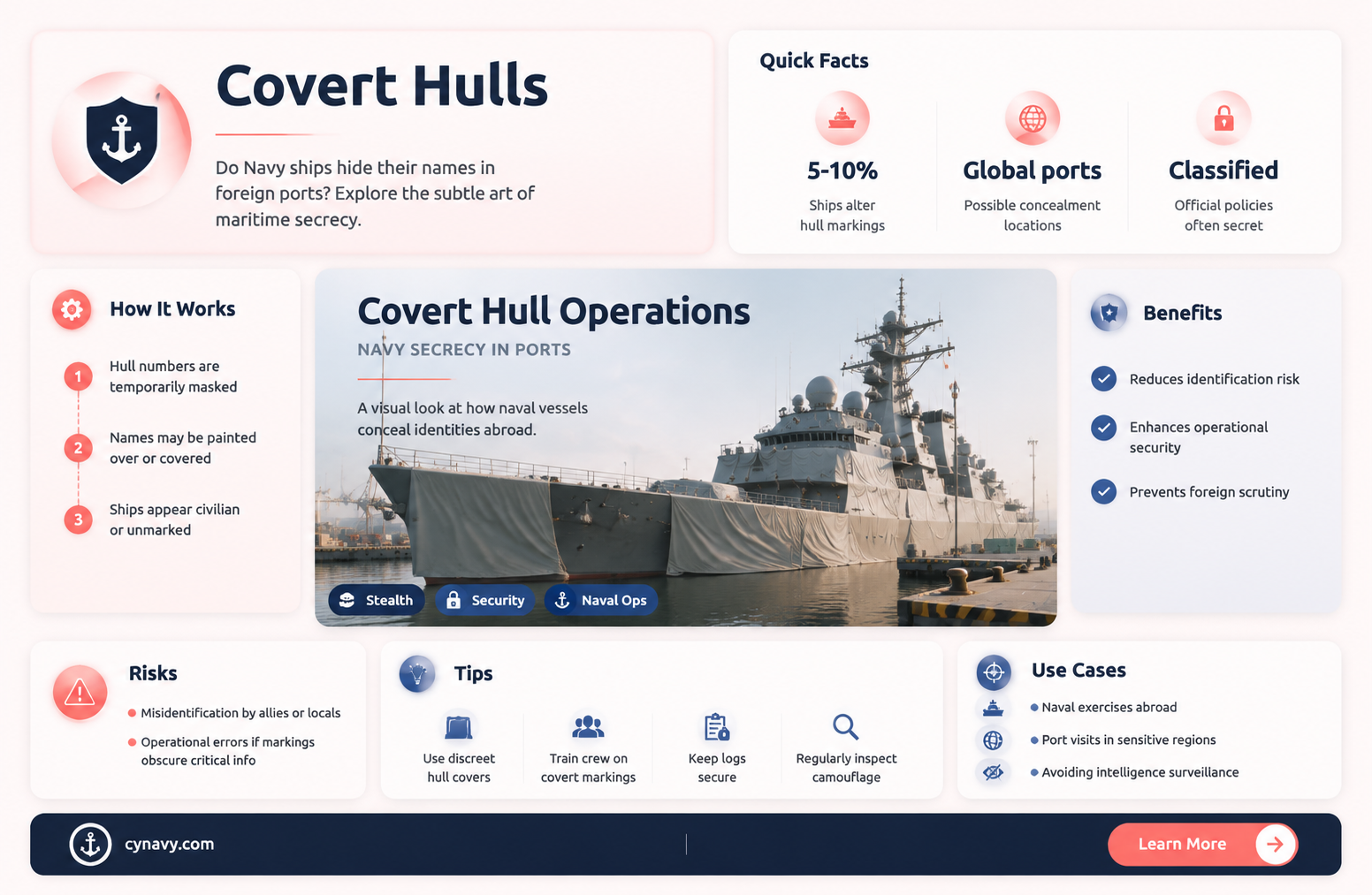 are navy ship names covered when in foreign ports