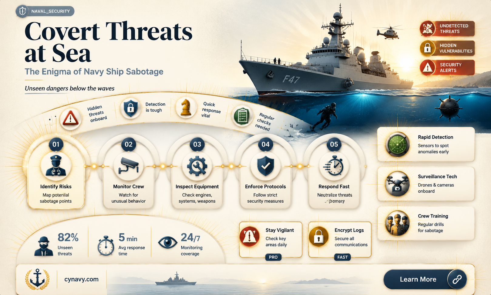 are navy ships being sabataged
