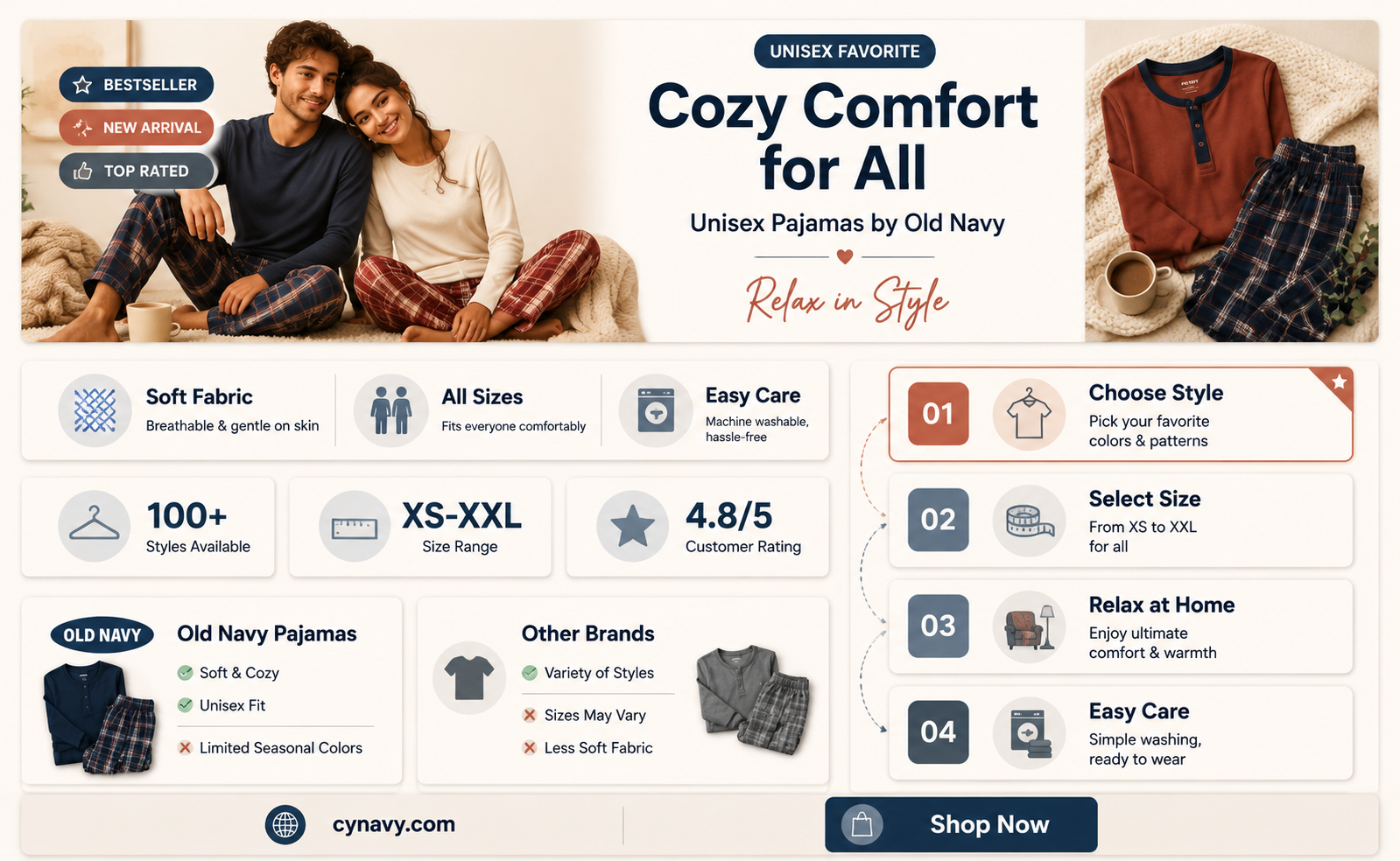 are old navy pajamas unisex