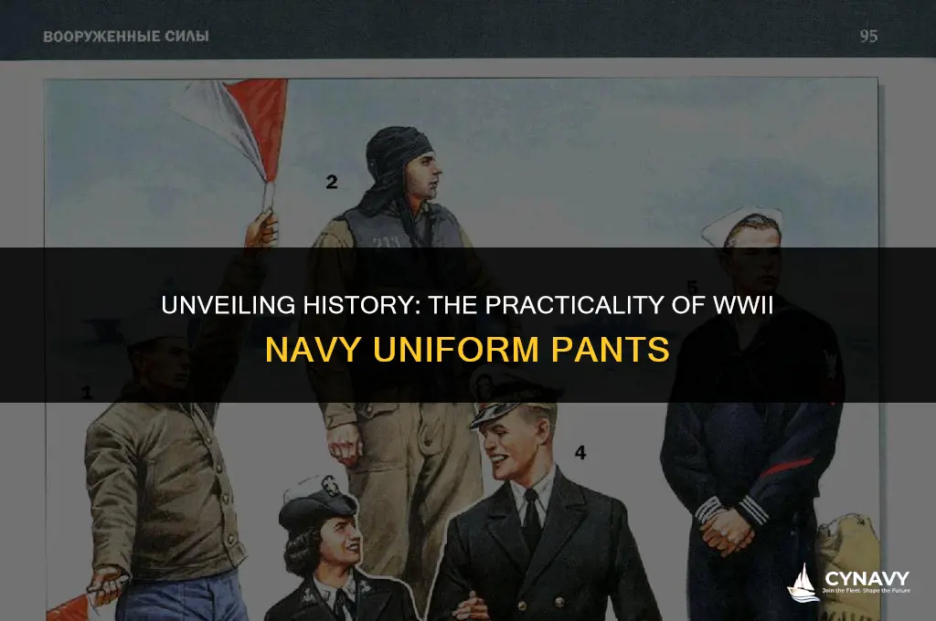 did a ww2 era navy unform pant have pockets