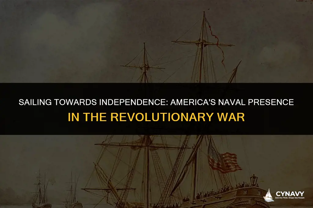did america have a navy during the revolutionary war
