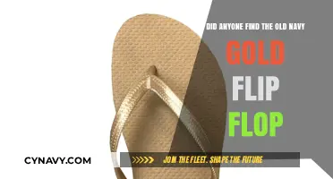 The Quest for Old Navy's Elusive Gold Flip-Flops
