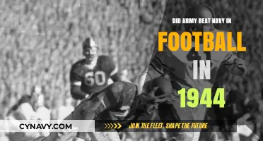1944 Football Showdown: Army vs. Navy - Who Claimed Victory?