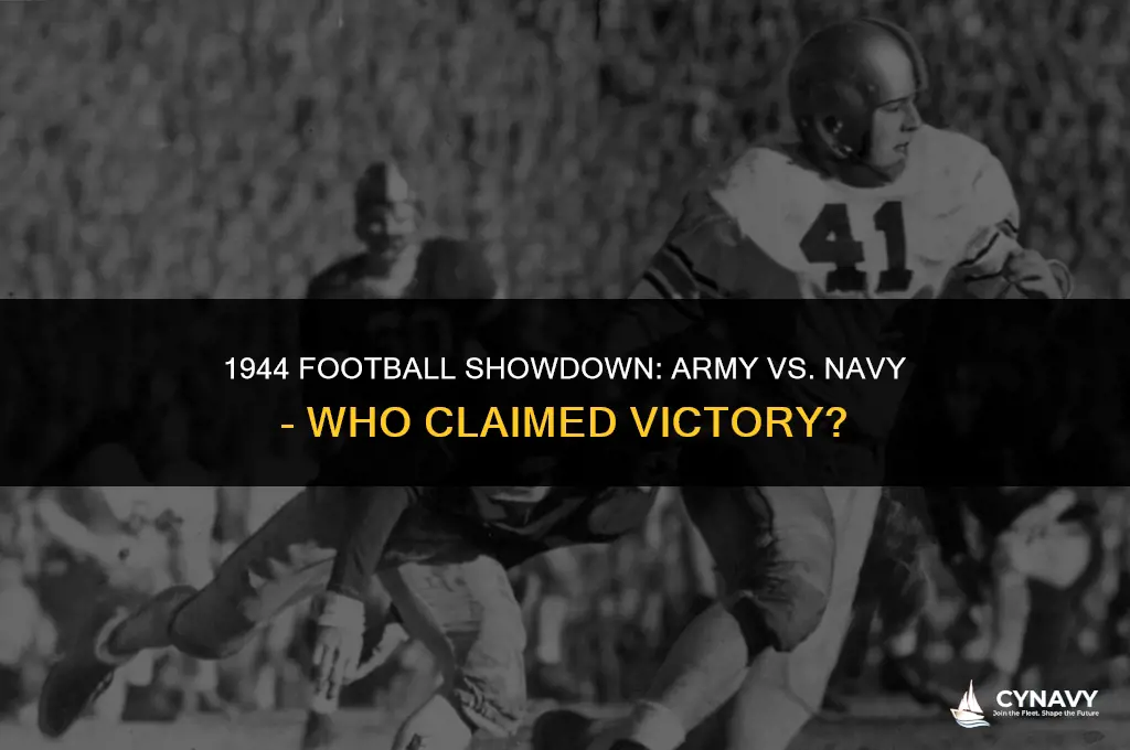 did army beat navy in football in 1944