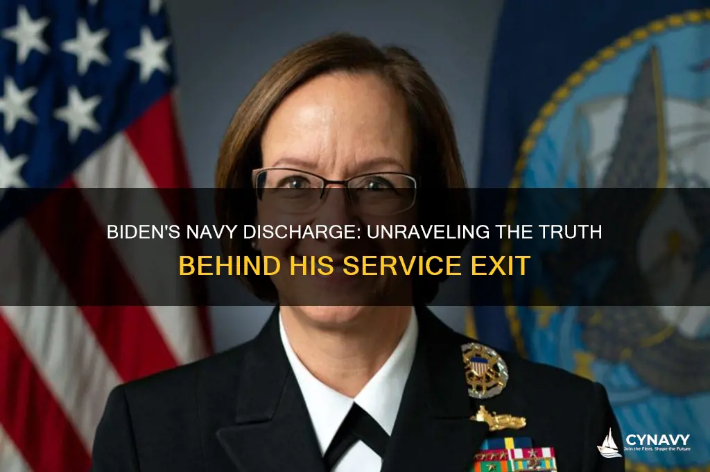 did biden get out of navy