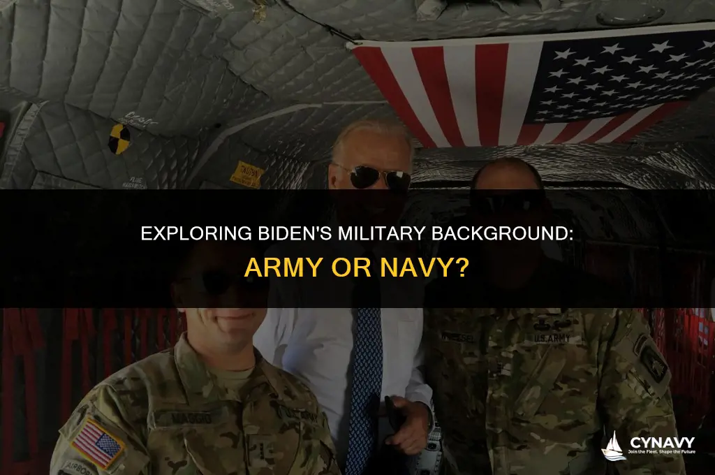 did biden go to army navy