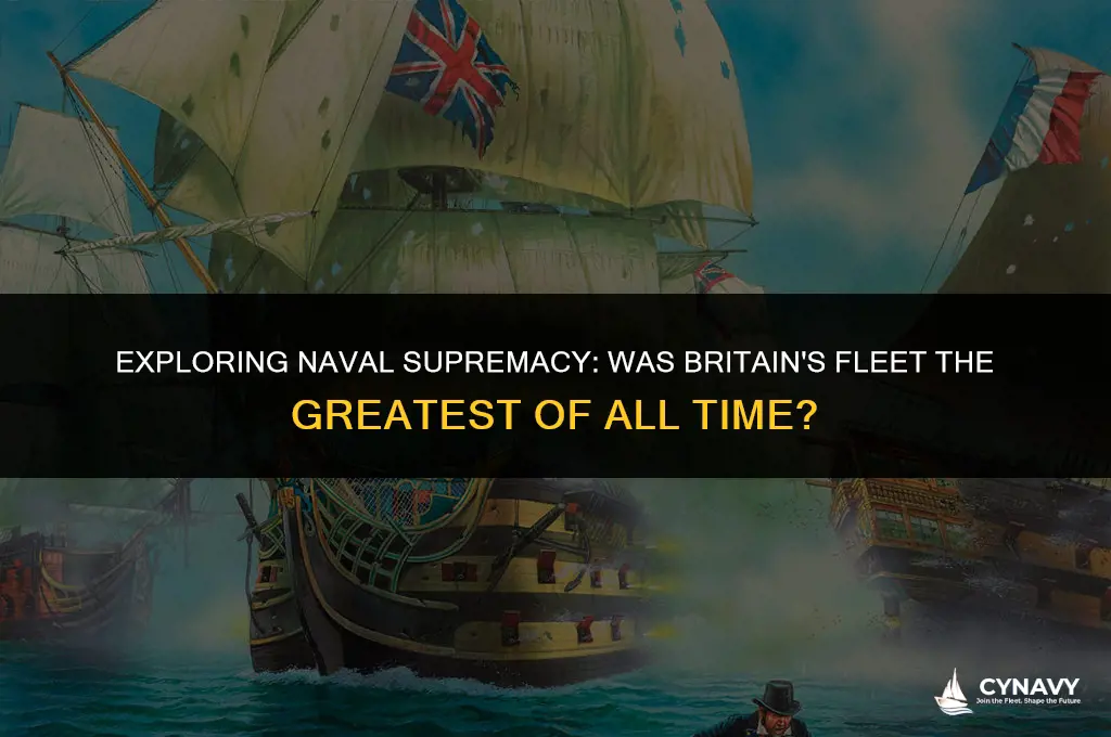 did britain have the greatest navy of all time