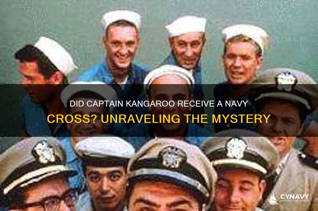 did capt kangaroo get a navy cross