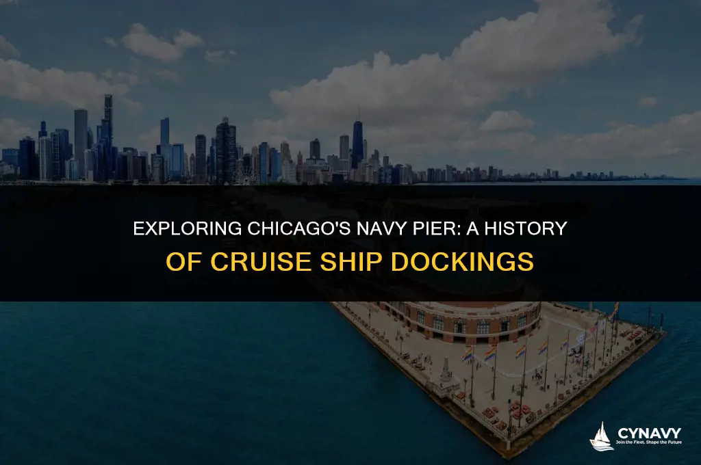 did cruise ships ever dock at navy pier in chicago