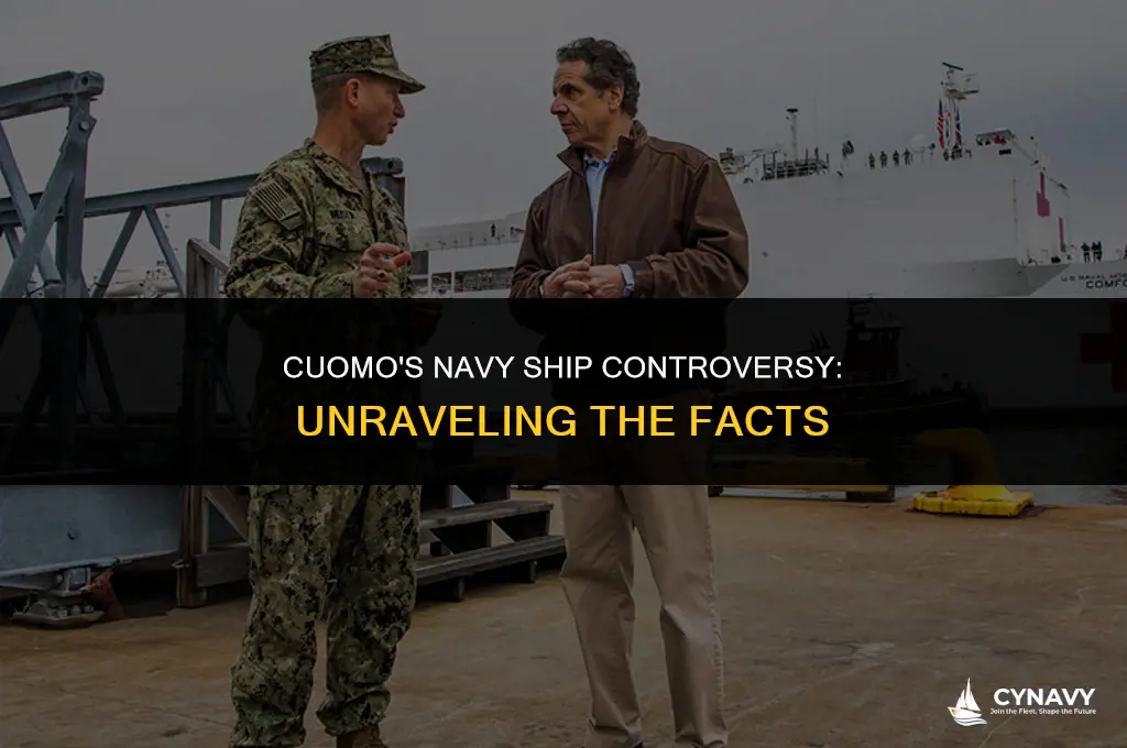 did cuomo use the navy ship