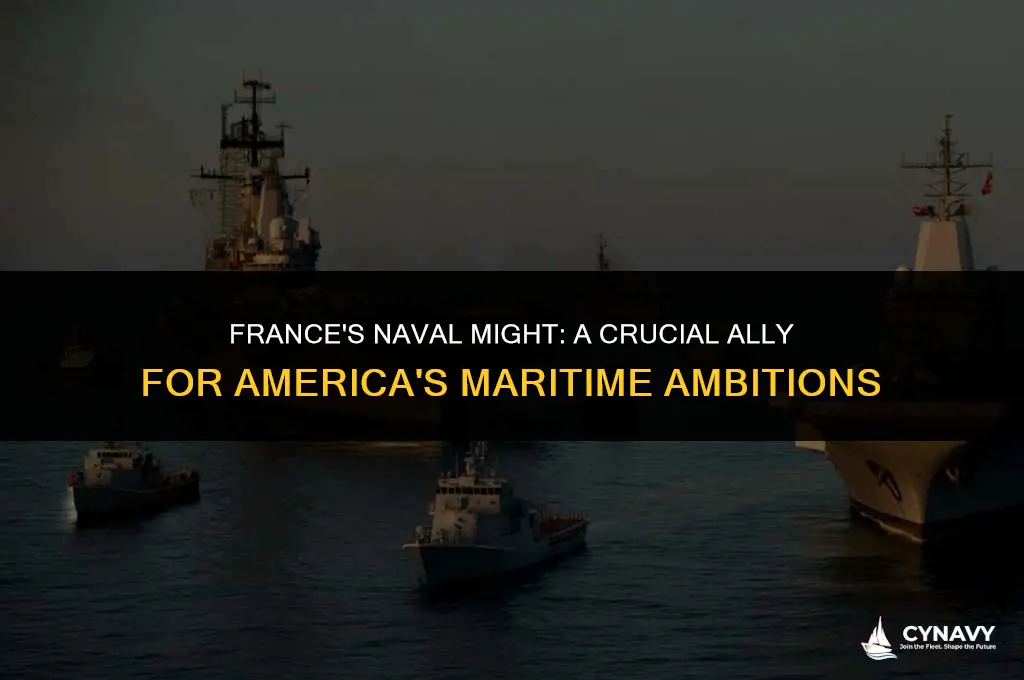 did france have a strong navy that america needed brainly