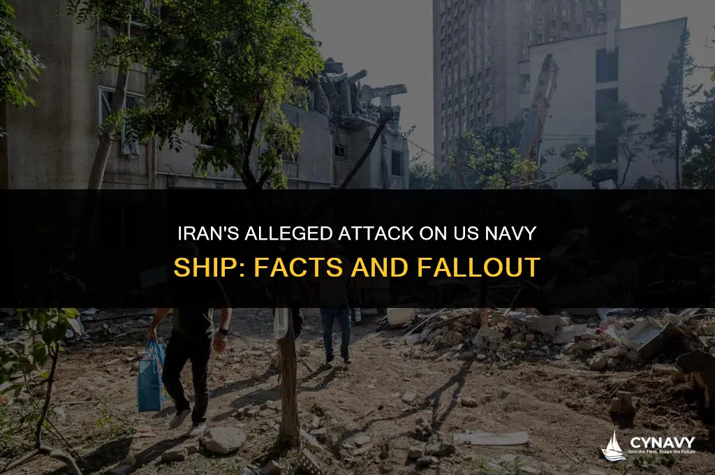 did iran attacks a us navy ship