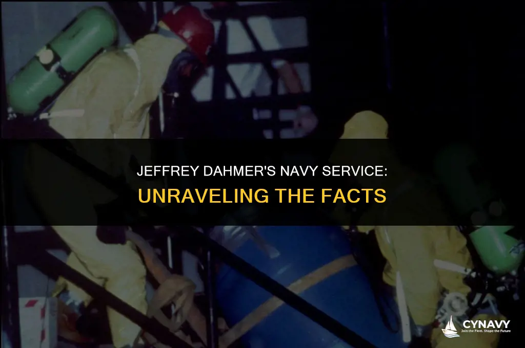 did jeffrey dahmer go to the navy