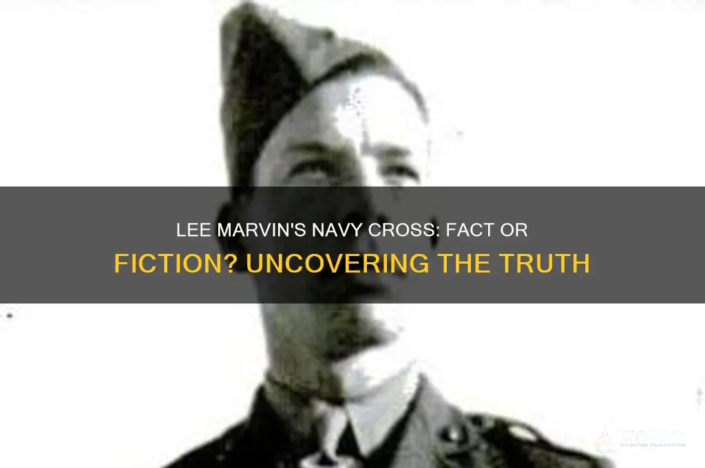 did lee marvin get the navy cross