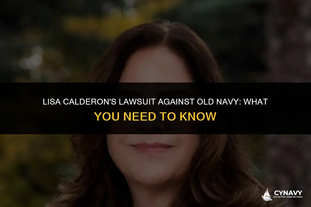 did lisa calderon sue old navy
