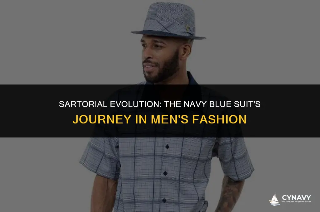 did men wear navy blue suits in 1901