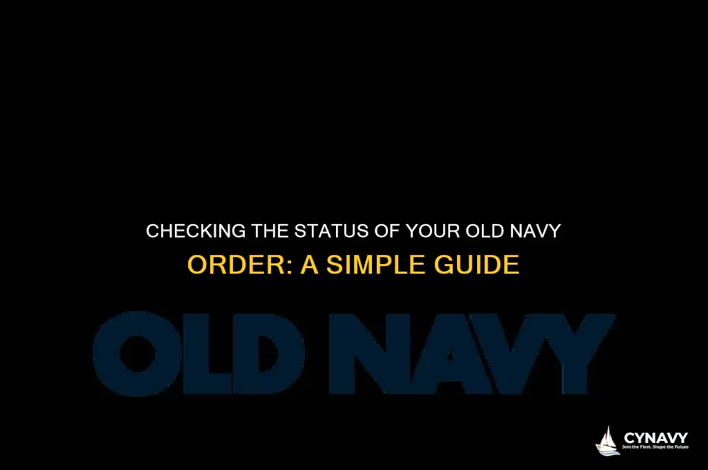 did my old navy order go through