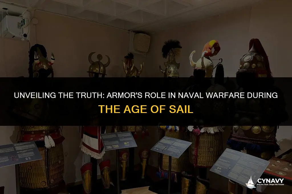 did navies in the age of sail use armor