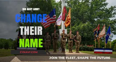 Exploring the Evolution: Did the Navy and Army Change Their Names?