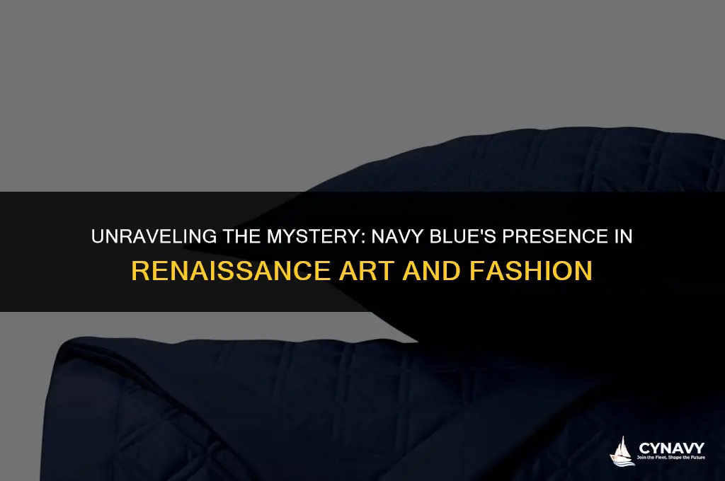 did navy blue exist in the renaissance era