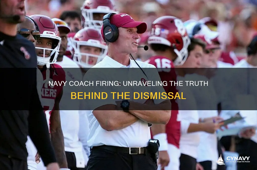 did navy coach get fired