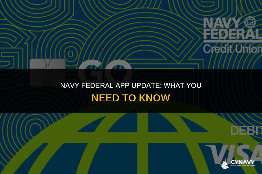 did navy federal update their app