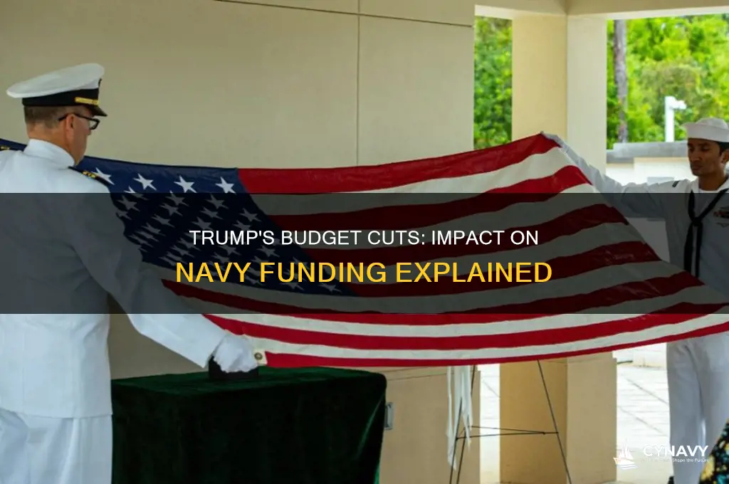 did navy funds get cut by trump
