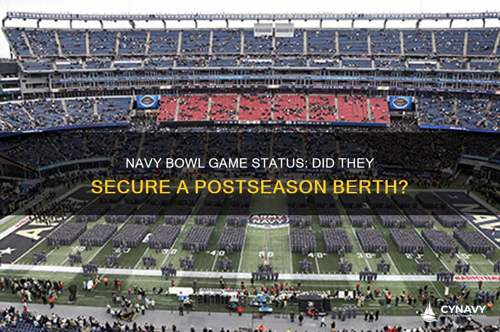 did navy get a bowl game