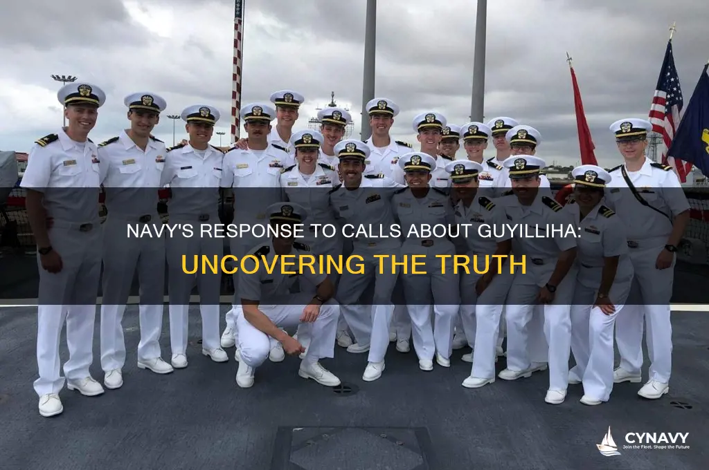 did navy get calls regarding guyilliha