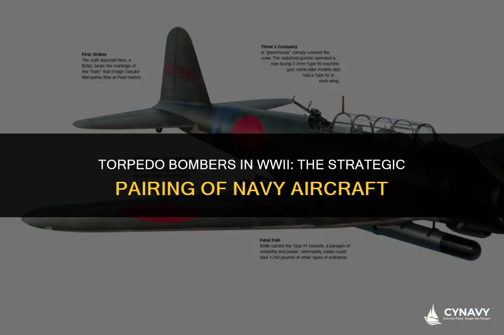 did navy torpedo bombers fly in pairs in wwii