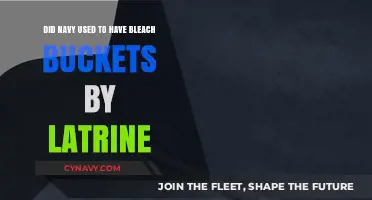 Bleach Buckets by the Latrine: A Navy Tradition?