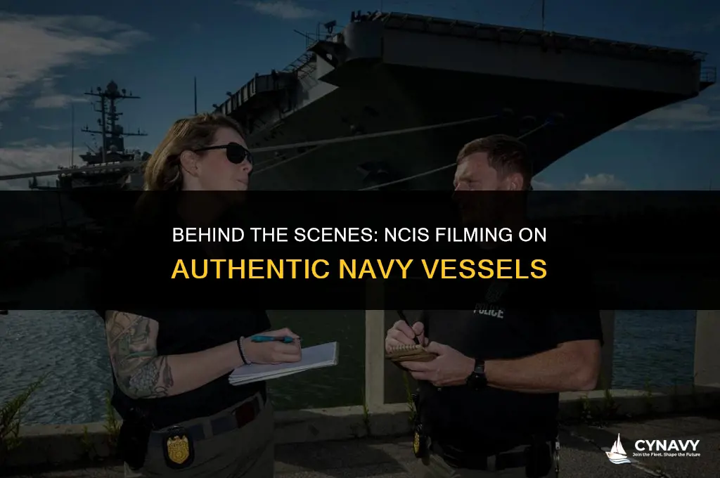did ncis film on real navy ships