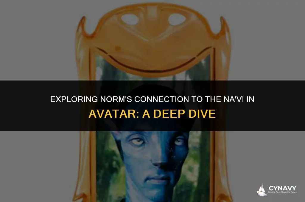 did norm have contact with the navi in avatar