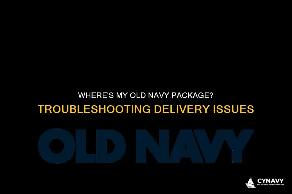 did not receive old navy package