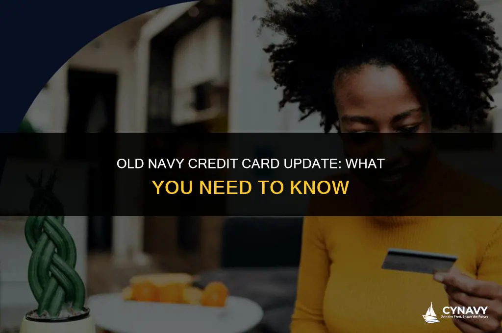 did old navy change their credit card