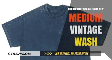 Exploring Old Navy's Shift in Vintage Wash Sizing: What's New?