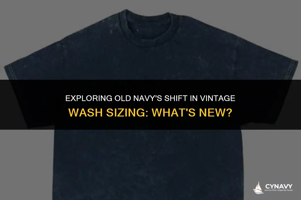 did old navy change their new medium vintage wash