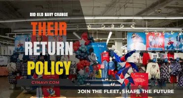 Old Navy's New Return Policy: What You Need to Know