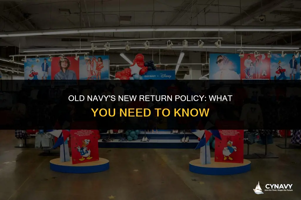 did old navy change their return policy