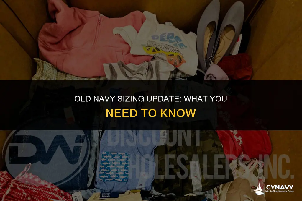 did old navy change their sizes