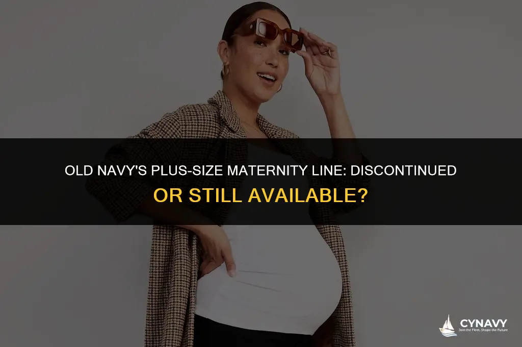 did old navy discontinue plus size maternity
