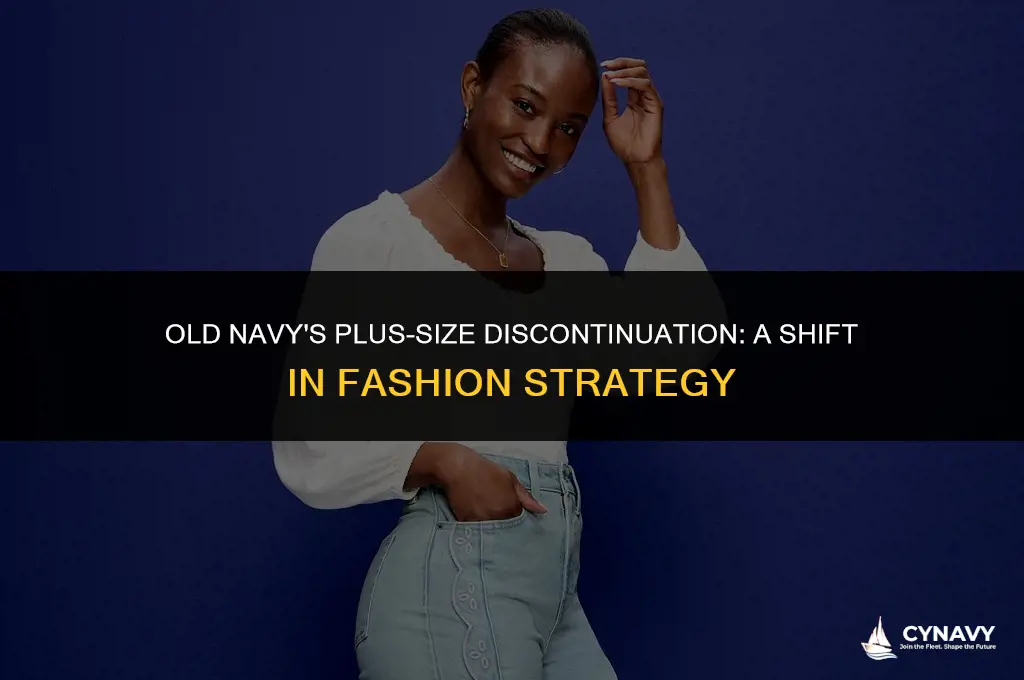 did old navy discontinue plus size