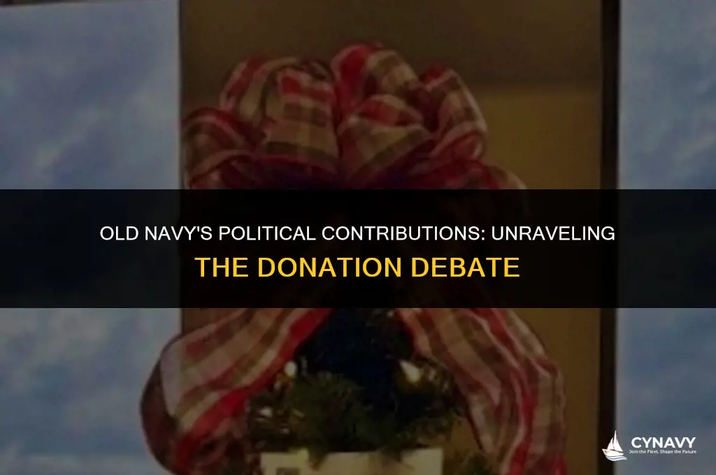did old navy donate to republicans