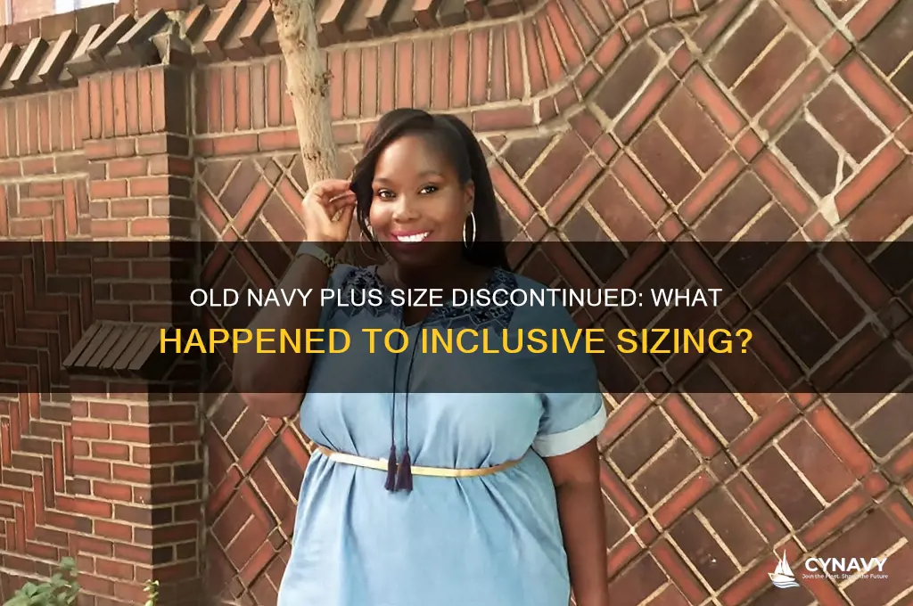 did old navy get rid of plus size