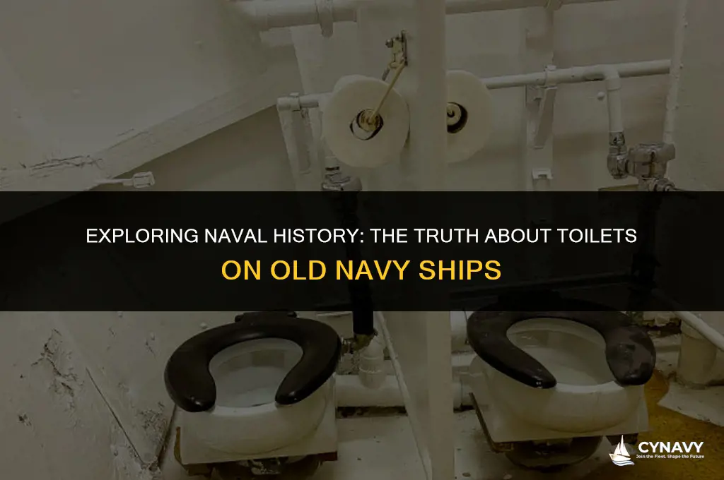 did old navy ships use a trouth has a toilet