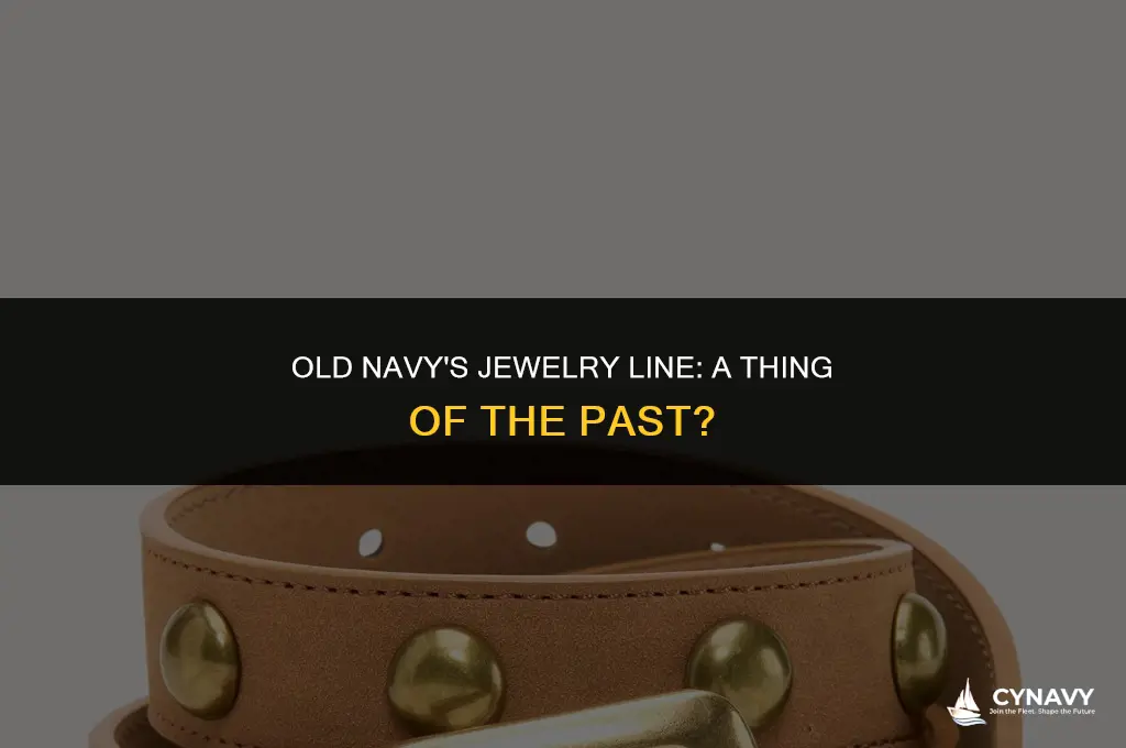 did old navy stop selling jewelry