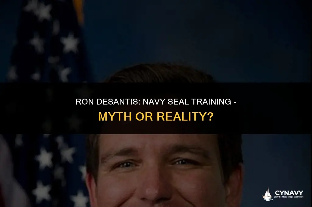 did ron desantis go through navy seal training