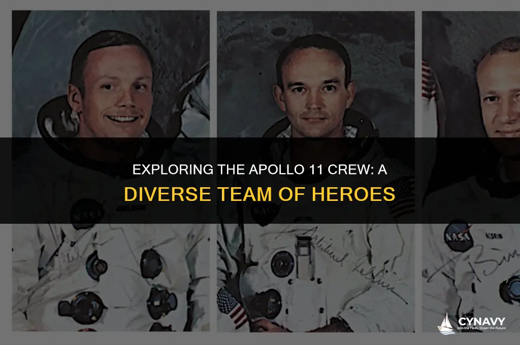 did the apollo 11 have a all navy crew